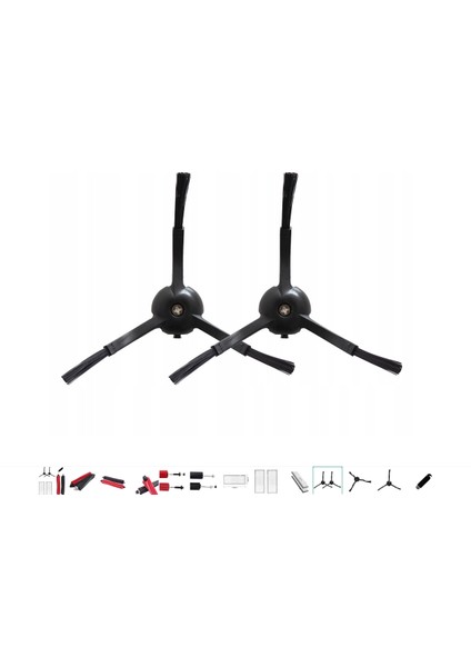 Roborock S8, S8+, S8 Pro Ultra, Q5, Q5 Pro+, Q8, Q8 Max+ Uyumlu Yan Fırça - 4 Adet