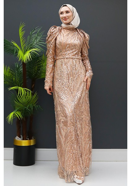 Nalan Tesettür Abiye Siyah