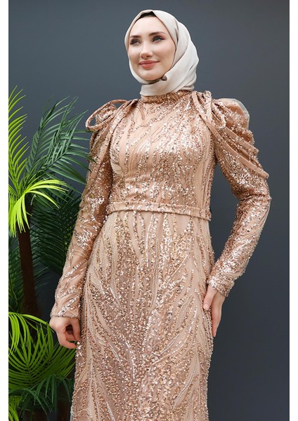 Nalan Tesettür Abiye Siyah indirimleri