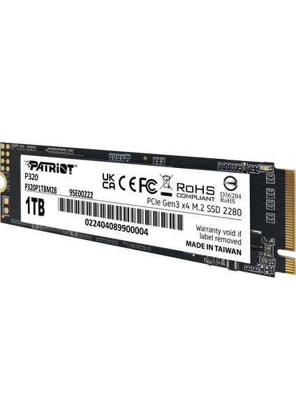 P320 1TB 3000/2200MB/s NVMe M.2 SSD Disk (P320P1TBM28)