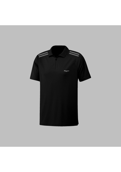 Erkek Siyah Yeni Vision Pro Kuma Kısa Kol Günlük Rahat Tişört S-3xl
