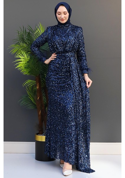 Eslim Tesettür Abiye Lacivert fiyatları