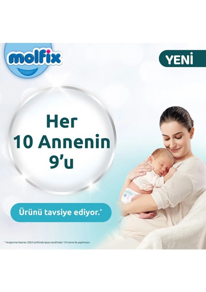 (4 Paket) 5 Numara Premium Oxijen Bebek Bezi 66 Adet