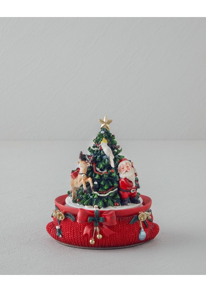 Rachel Müzik Kutusu 14 cm Kırmızı