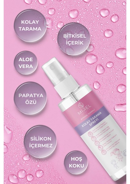 Kolay Tarama Spreyi - Bitkisel Keratin Saç Bakım Sütü - Zor Taranan Saçlar Için Saç Açıcı Sprey modelleri