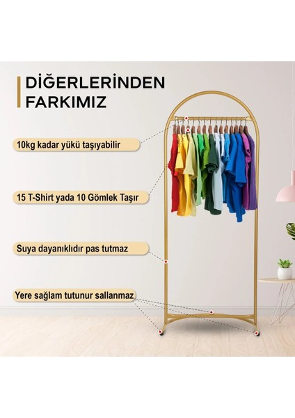 Butik Stil Oval Konfeksiyon Askılığı Siyah Renk Askılık Siyah Ayaklı Askılık Kıyafet Askılığı Dilsiz Uşak