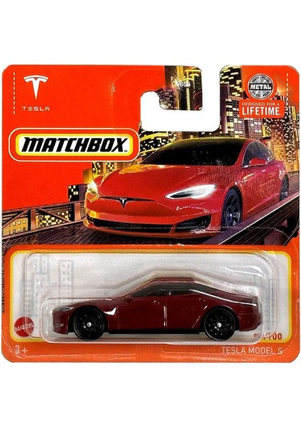 - Tesla Model S - Bordo (1/64)