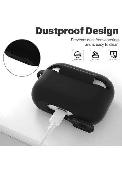 Apple Airpodss 4. Nesil Uyumlu Kılıf Şarj Soket Koruma Tıpalı Yumuşak Silikon Kılıf