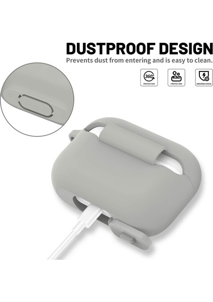 Apple Airpodss 4. Nesil Uyumlu Kılıf Şarj Soket Koruma Tıpalı Yumuşak Silikon Kılıf
