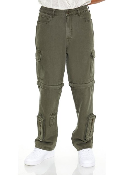 F21 Mid-Rise Kargo Jean Pantolon fırsatları