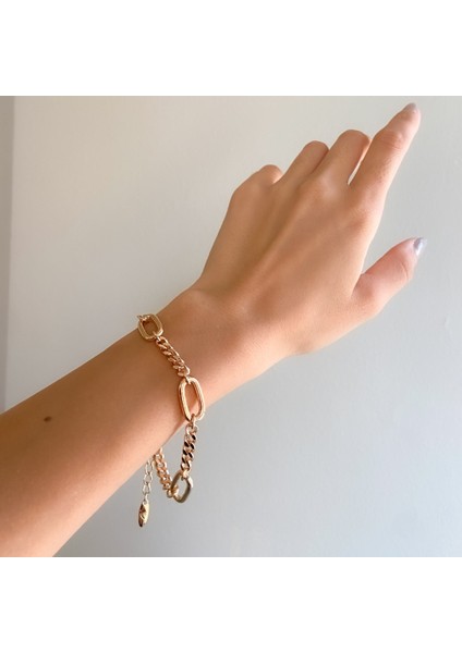 Bz 316L Çelik Zincir Rose Bileklik BLK-897 fiyatları