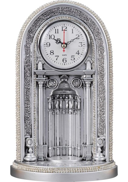 Saatli Mihrap Boytu (Büyük Boy | Gümüş) fiyatları