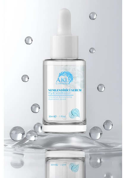 Nemlendirici Dolgunlaştırıcı Canlandırıcı Hyaluronik Asit Renksiz Cilt Serumu | 30 ml.