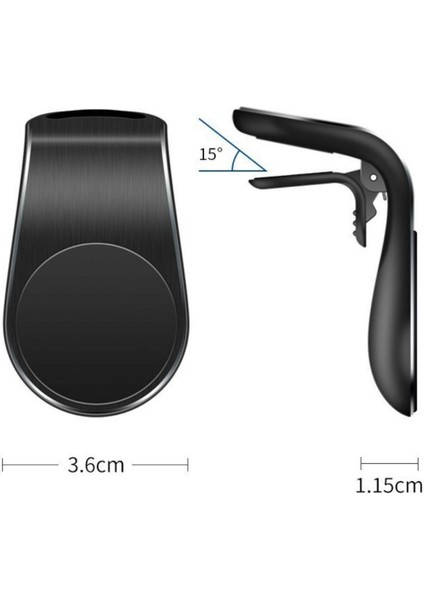 Oto Araç Içi Manyetik Mıknatıslı Mandallı Klima Telefon Tutucu fiyatları