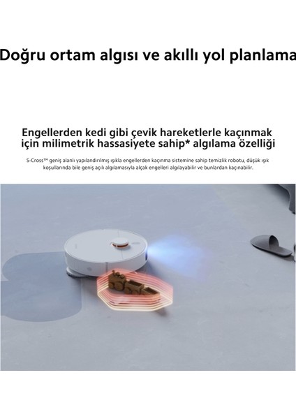 Istasyonlu -Kendini Temizleyen 6000PA Sesli Kontrol Robot Vacuum X20 Plus-Hepsi Bir Arada Akıllı Temizlik Robotu