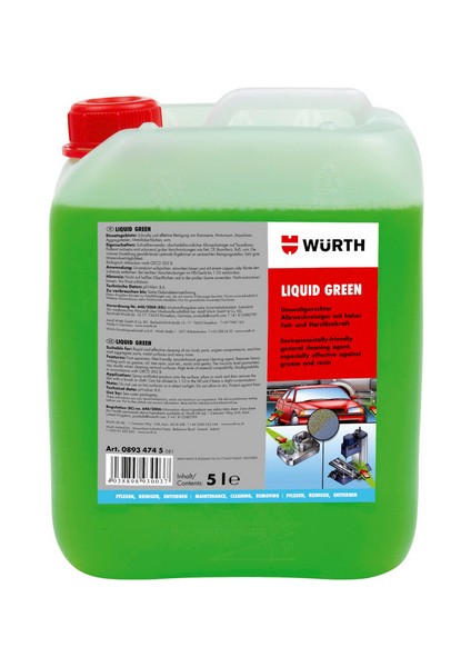 Würtharaç Dış Temizleyici Lıquıd Green 5 Lt