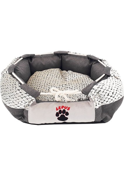 Kedi ve Köpek Ip Ayarlı Simit Yatak 35X20 cm