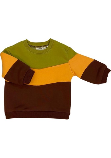 Yumuşacık Koruma: Birlikte Sade %100 Pamuk Unisex Çocuk Sweat Serisi fırsatları