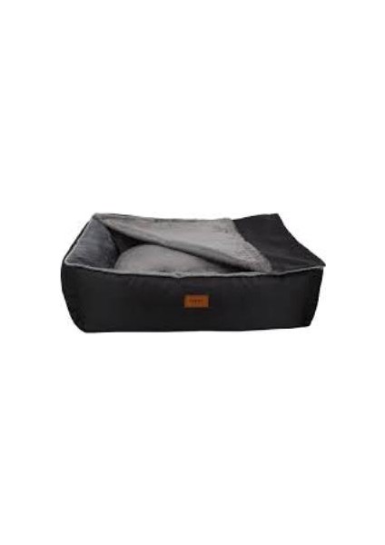 Winter Bed Kedi Köpek Yatağı Siyah Medium