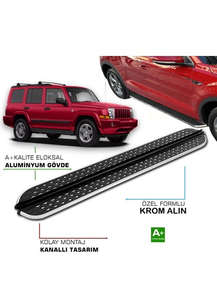 Jeep Commander 2006 2007 2008 2009 2010 Yan Basamaklık