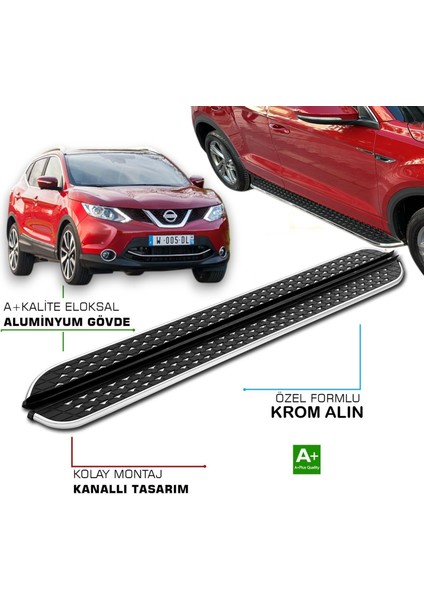 Nissan Qashqai 2 2014 2015 2016 2017 2018 2019 2020 2021 Yan Basamak