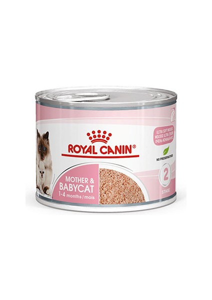 Mother Babycat Pate Yavru Kedi Konservesi 12 Adet 195 gr