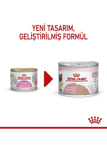 Mother Babycat Pate Yavru Kedi Konservesi 12 Adet 195 gr