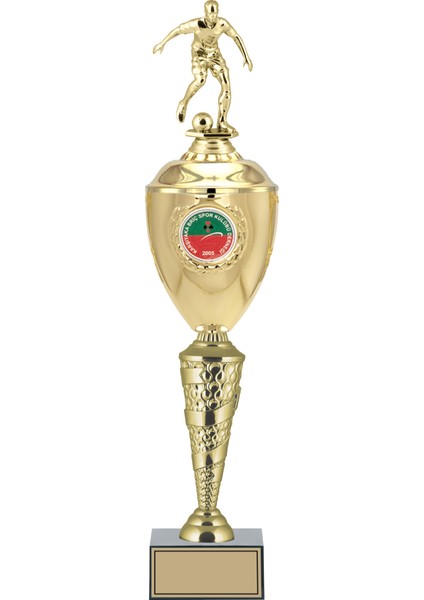 Kişiye Özel Futbol Figürlü Kupa-Okul Kupası-Ödül Kupası-Turnuva Kupası 54 cm