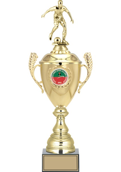 Kişiye Özel Futbol Figürlü Kupa-Okul Kupası-Ödül Kupası-Turnuva Kupası 47 cm