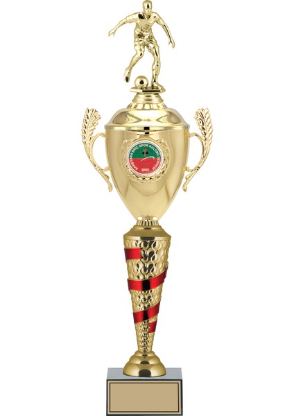 Kişiye Özel Futbol Figürlü Kupa-Okul Kupası-Ödül Kupası-Turnuva Kupası 57 cm