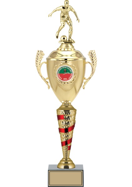 Kişiye Özel Futbol Figürlü Kupa-Okul Kupası-Ödül Kupası-Turnuva Kupası 54 cm