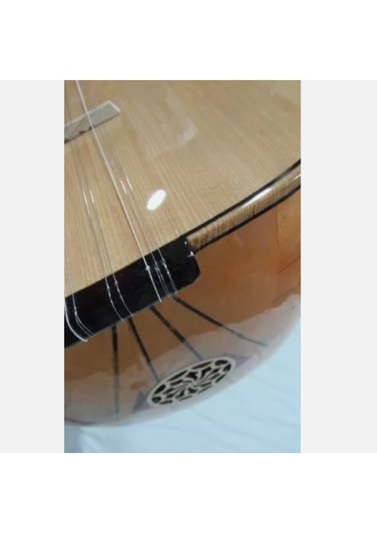 Kısa Sap Alçaağaç Tekne 39 cm Saz Bağlama