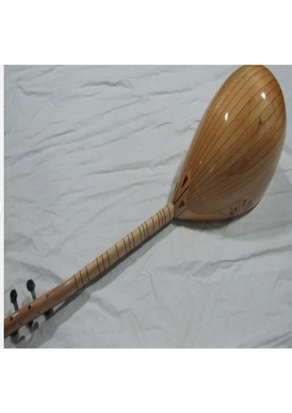 Kısa Sap Alçaağaç Tekne 39 cm Saz Bağlama