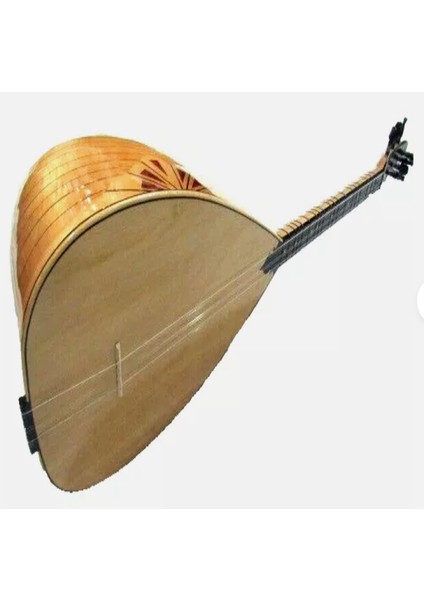 Kısa Sap Alçaağaç Tekne 39 cm Saz Bağlama
