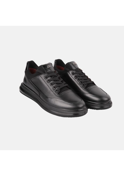 20138 Casual Erkek Deri Spor Ayakkabı Siyah modelleri