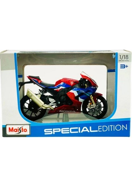 Maisto 1/18 Honda CBR1000RR-R Fireblade Sp Motosiklet Koleksiyonluk Metal Model Araba