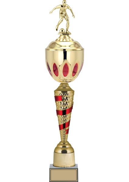 Kişiye Özel Futbol Figürlü Kupa-Okul Kupası-Ödül Kupası-Turnuva Kupası 63 cm