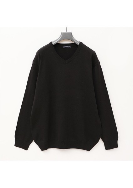 Erkek Uzun Kol Ince Sweatshirt - B180916 - Siyah