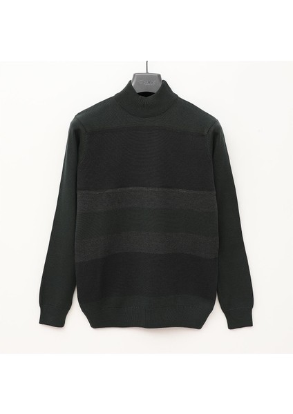 Erkek Şardonsuz Uzun Kol Ince Bisiklet Yaka Sweatshirt - 180981 - Nefti