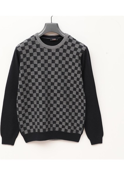 Erkek Uzun Kol Ince Sweatshirt - 180875 - Lacivert