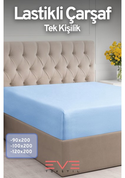 Doğal Pamuk Tek Kişilik Rainforce Kumaş Lastikli Çarşaf ve Yastık Kılıf Set