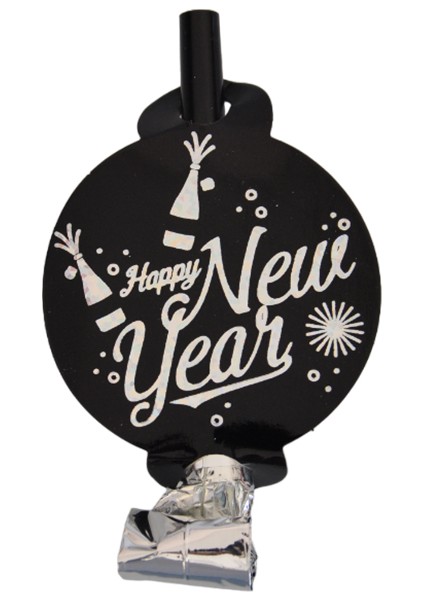 Yılbaşı Simli Yılan Düdük 6lı