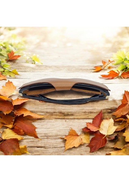 Cy Leather Solare El Yapımı Koyu Camel Hakiki Deri Gözlük Kabı modelleri