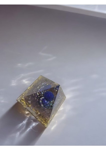 Orgon Piramidi Doğal Taş Lapis Lazuli Meditasyon