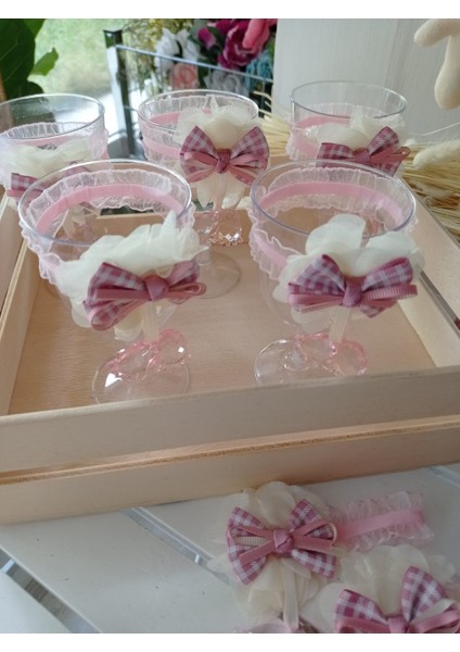 Lohusa Şerbet Kadehi Bardağı Dekoru Süsü, 6 Adet modelleri