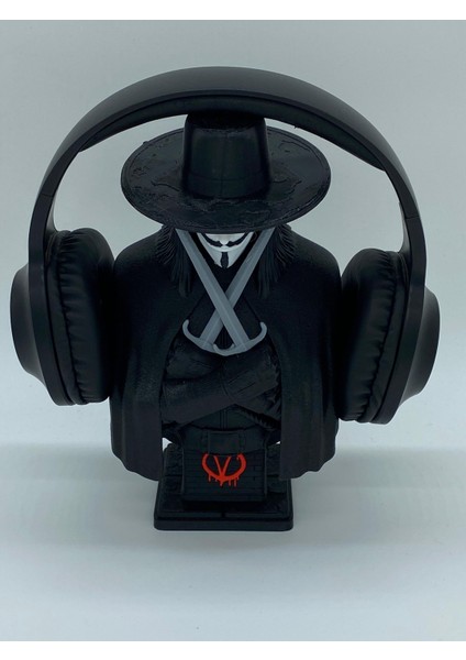 Kulaklık Standı - Büst, Dekorasyon - V For Vendetta