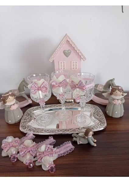 Lohusa Şerbet Kadehi Bardağı Dekoru Süsü, 6 Adet modelleri