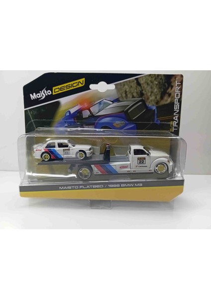 Dianomi Maisto 1:64 Ölçek Maisto Truck/ 1988 Bmw M3 Yasıyıcı Yokahama fırsatları