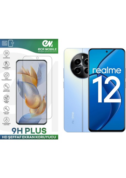 Realme 12 4g Ekran Koruyucu 9h Esnek Nano Cam Tam Uyumlu Şeffaf(5g Modeline Uymaz!)