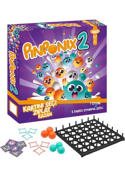 Pinponix 2 Eğlenceli Aile Çocuk Kutu Oyunu Göz Koordinasyon Gelişimi